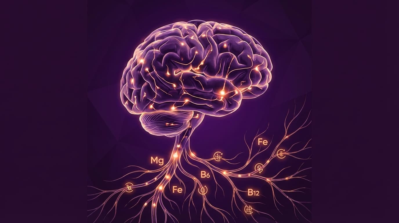 Magnesium, Eisen und B-Vitamine